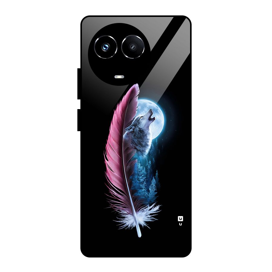 Night Howler Glass Back Case for Realme 11X