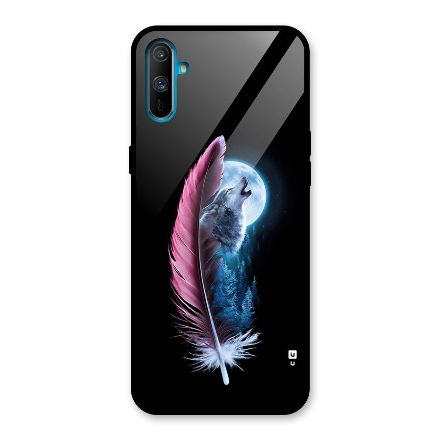 Night Howler Glass Back Case for Realme C3
