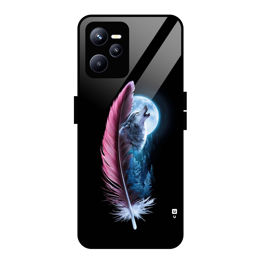 Night Howler Glass Back Case for Realme C35