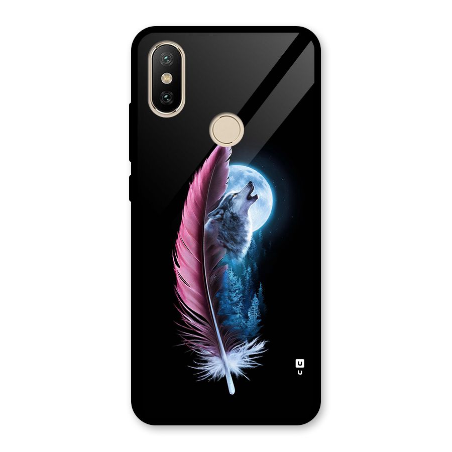 Night Howler Glass Back Case for Redmi A2