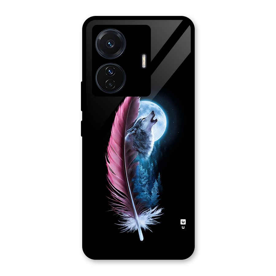 Night Howler Glass Back Case for Vivo T1 Pro