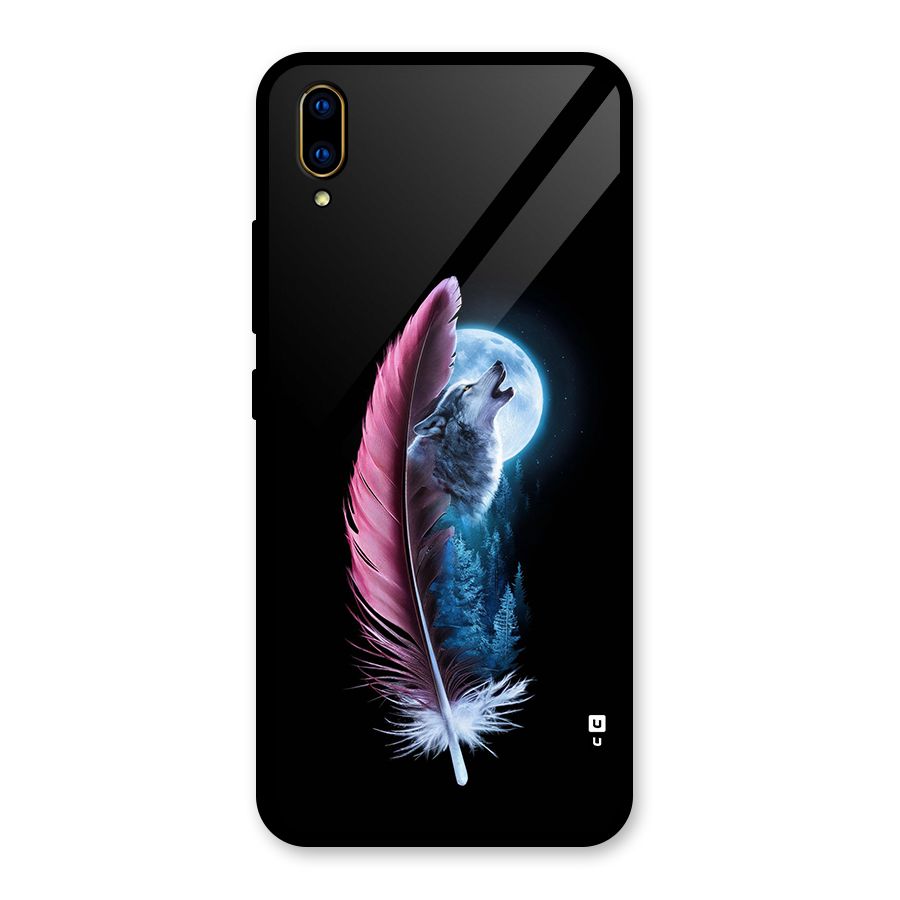 Night Howler Glass Back Case for Vivo V11 Pro