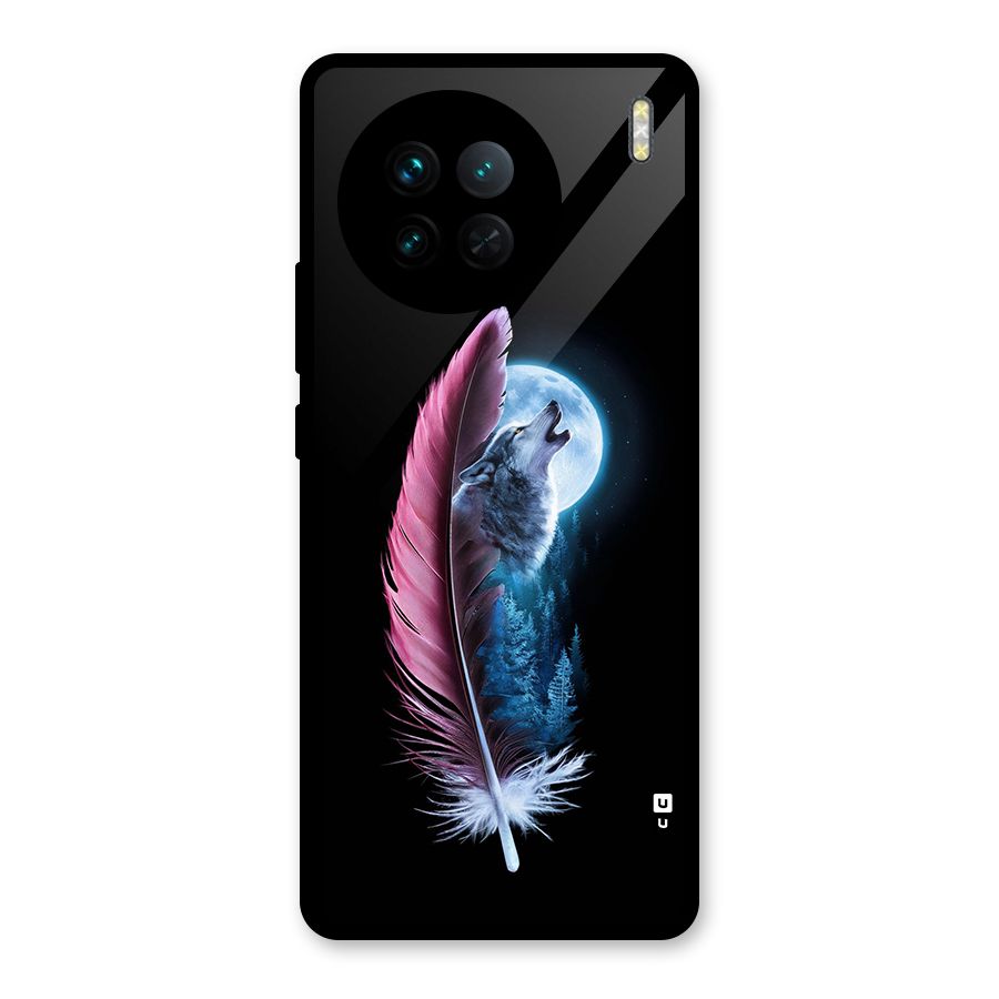 Night Howler Glass Back Case for Vivo X90