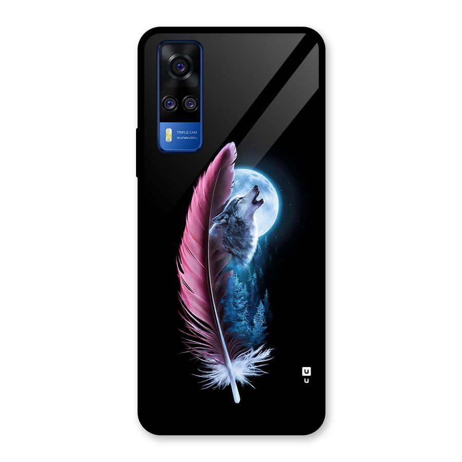 Night Howler Glass Back Case for Vivo Y31