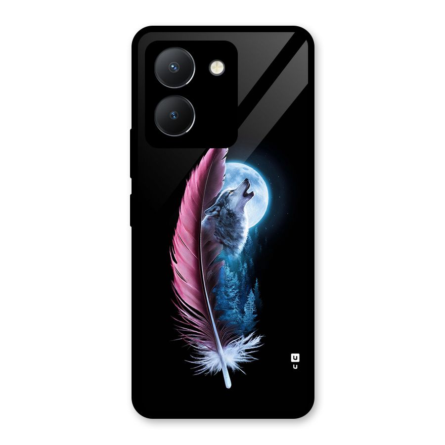 Night Howler Glass Back Case for Vivo Y36