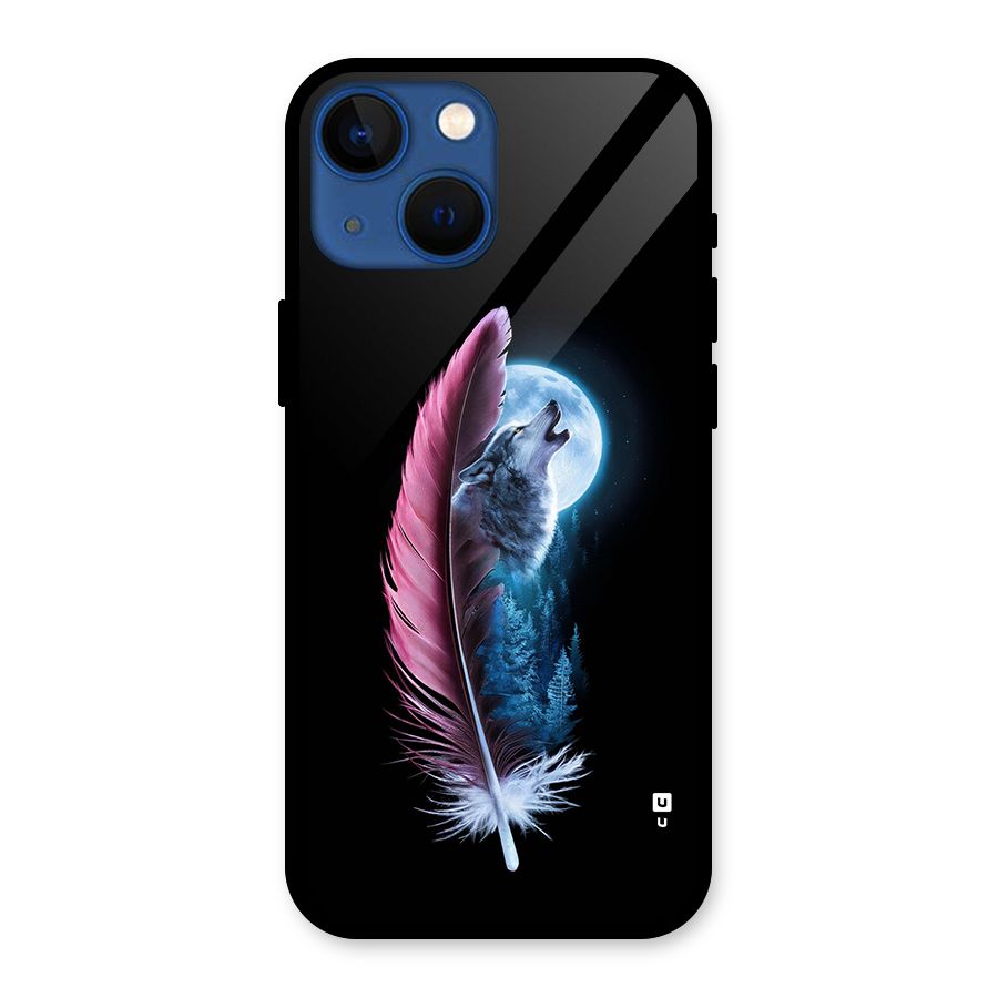 Night Howler Glass Back Case for iPhone 13 Mini
