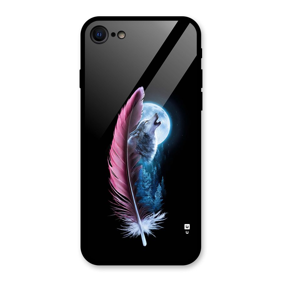 Night Howler Glass Back Case for iPhone 8