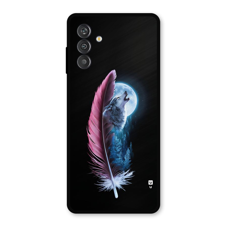 Night Howler Metal Back Case for Galaxy F13