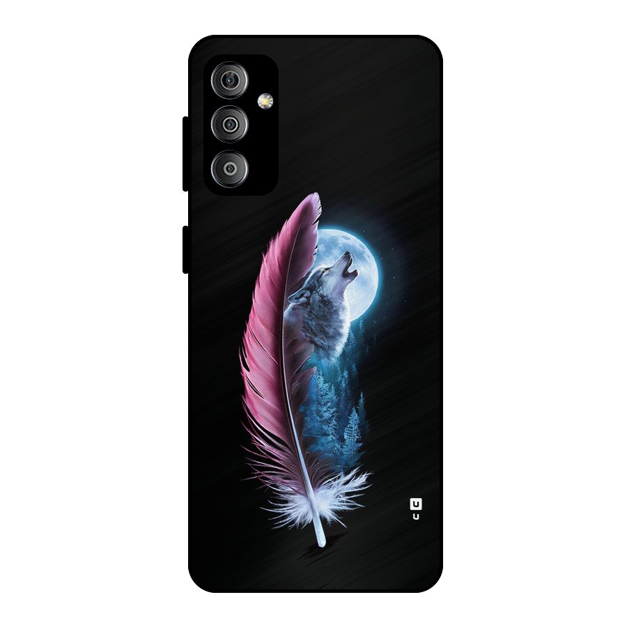 Night Howler Metal Back Case for Galaxy F23