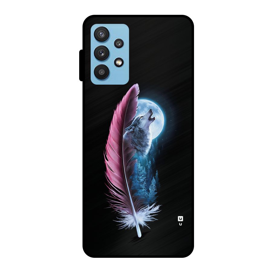 Night Howler Metal Back Case for Galaxy M32 5G