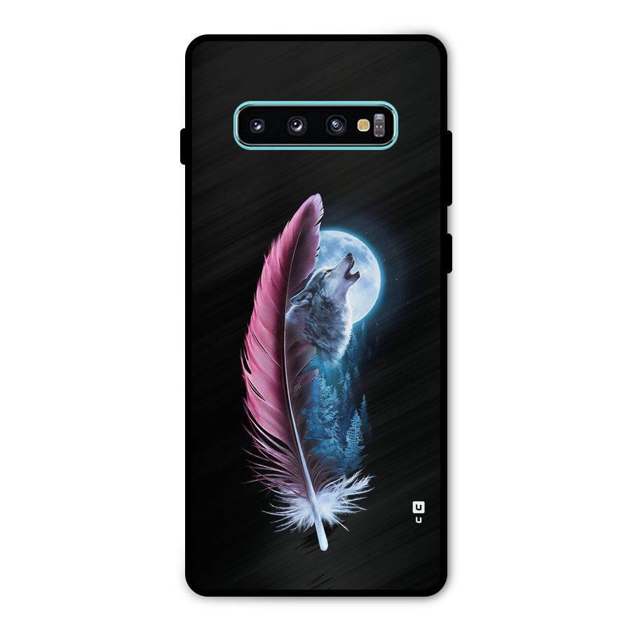 Night Howler Metal Back Case for Galaxy S10 Plus