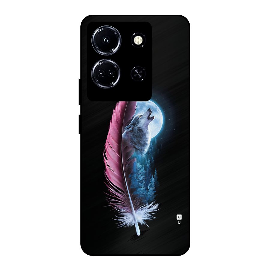 Night Howler Metal Back Case for Infinix Note 30 5G