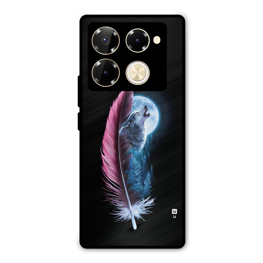 Night Howler Metal Back Case for Infinix Note 40 Pro Plus