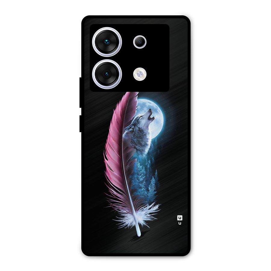 Night Howler Metal Back Case for Infinix Zero 30 5G