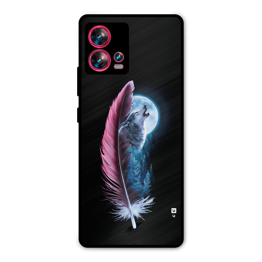 Night Howler Metal Back Case for Motorola Edge 30 Fusion