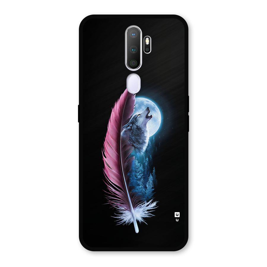 Night Howler Metal Back Case for Oppo A9 (2020)