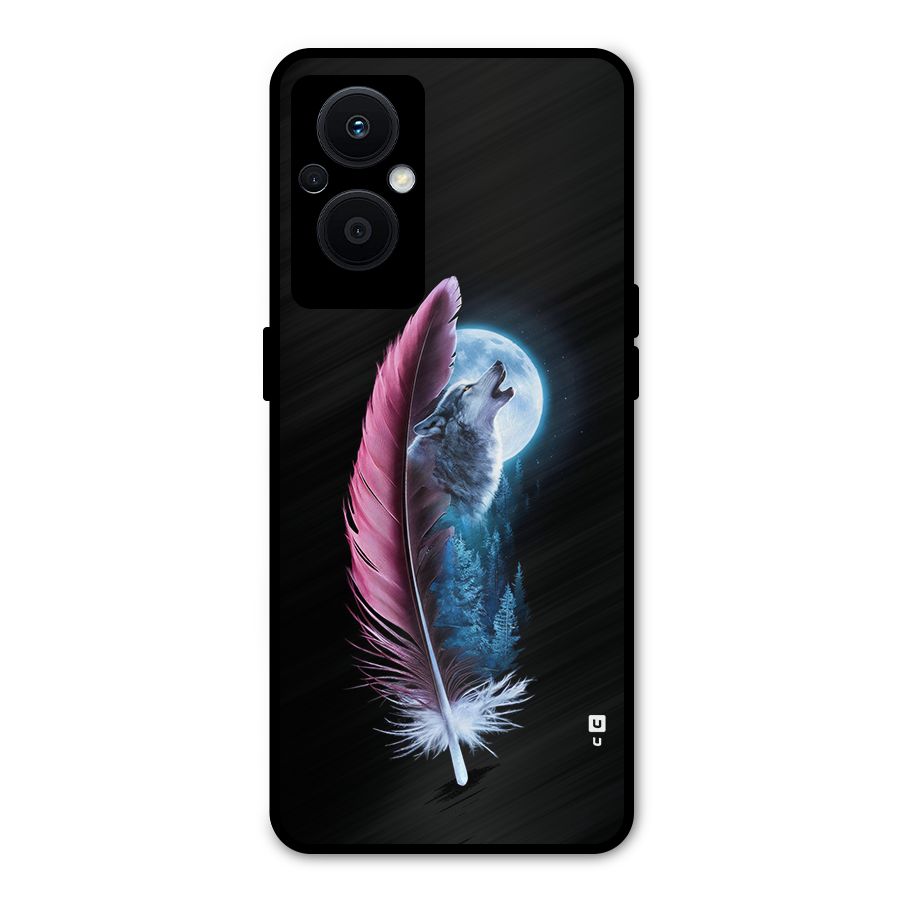 Night Howler Metal Back Case for Oppo F21 Pro 5G
