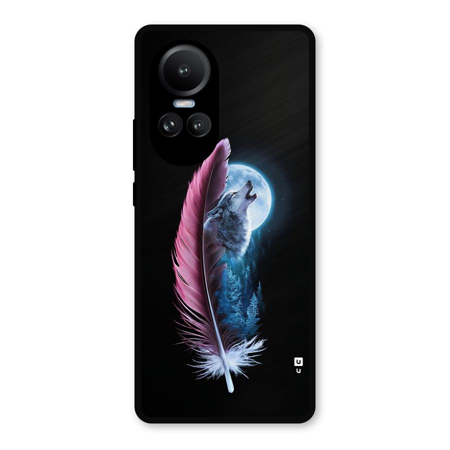 Night Howler Metal Back Case for Oppo Reno10