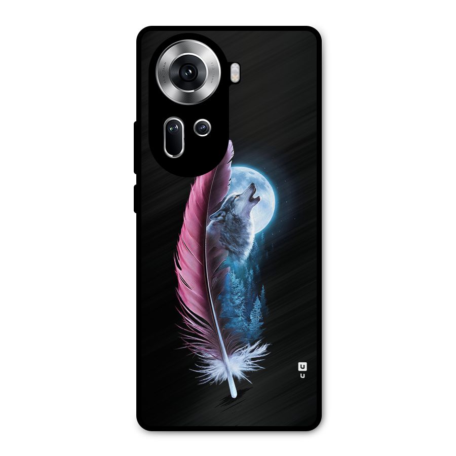 Night Howler Metal Back Case for Oppo Reno11 5G