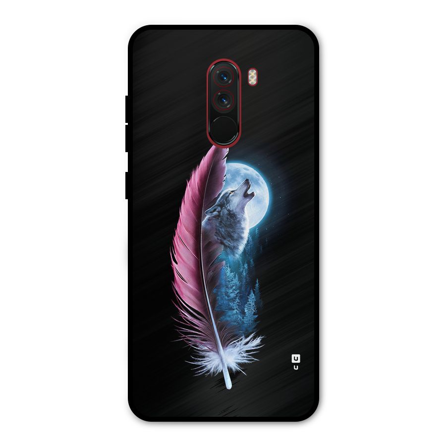 Night Howler Metal Back Case for Poco F1