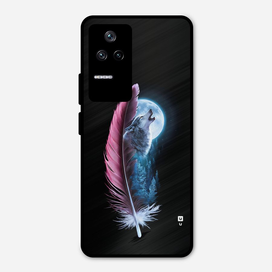 Night Howler Metal Back Case for Poco F4 5G