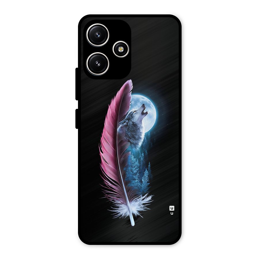 Night Howler Metal Back Case for Poco M6 Pro