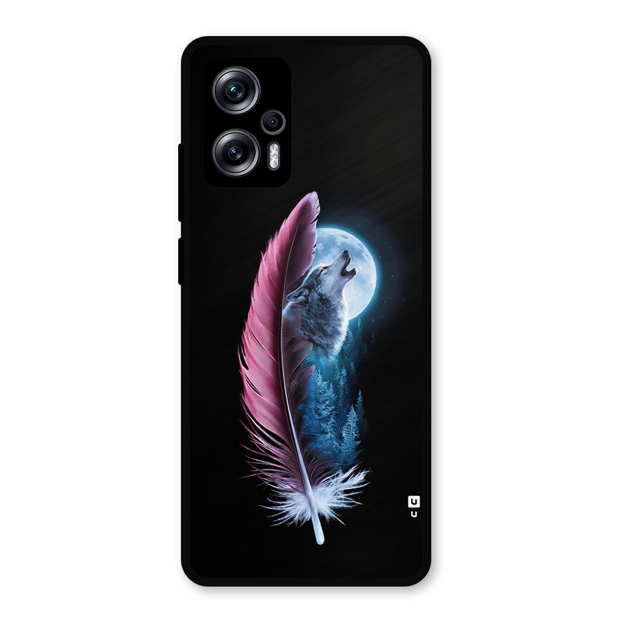 Night Howler Metal Back Case for Redmi K50i