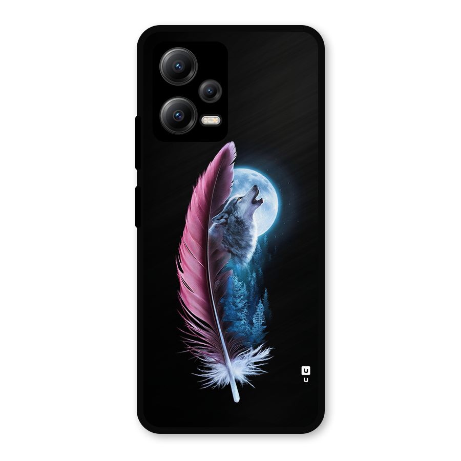 Night Howler Metal Back Case for Redmi Note 12 5G
