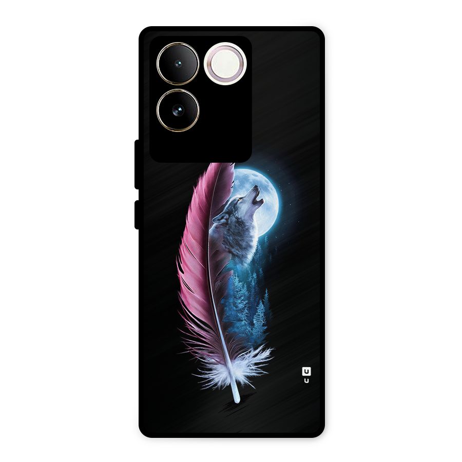 Night Howler Metal Back Case for Vivo T2 Pro