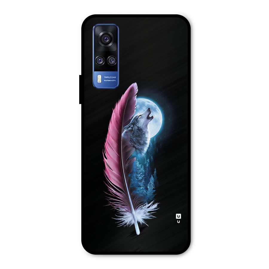 Night Howler Metal Back Case for Vivo Y31