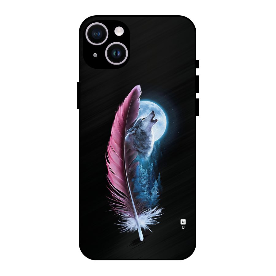 Night Howler Metal Back Case for iPhone 14 Plus