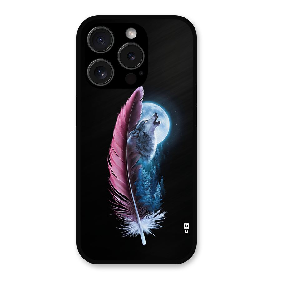 Night Howler Metal Back Case for iPhone 15 Pro