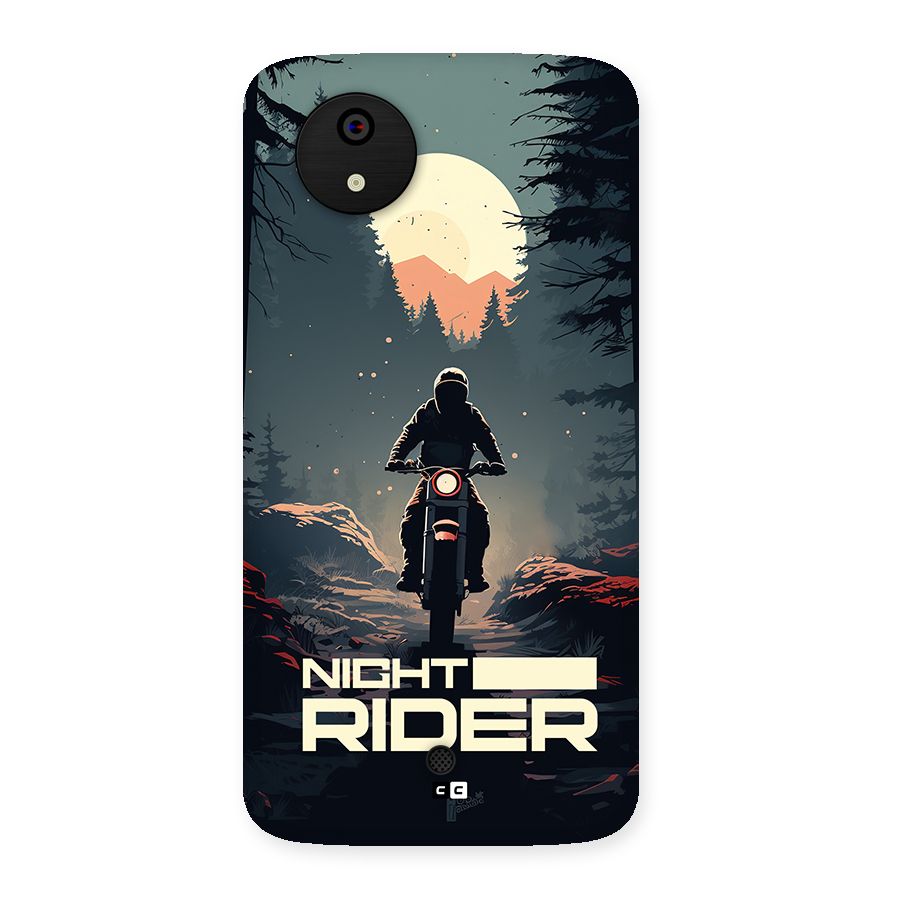 Night Rider Back Case for Canvas A1  AQ4501