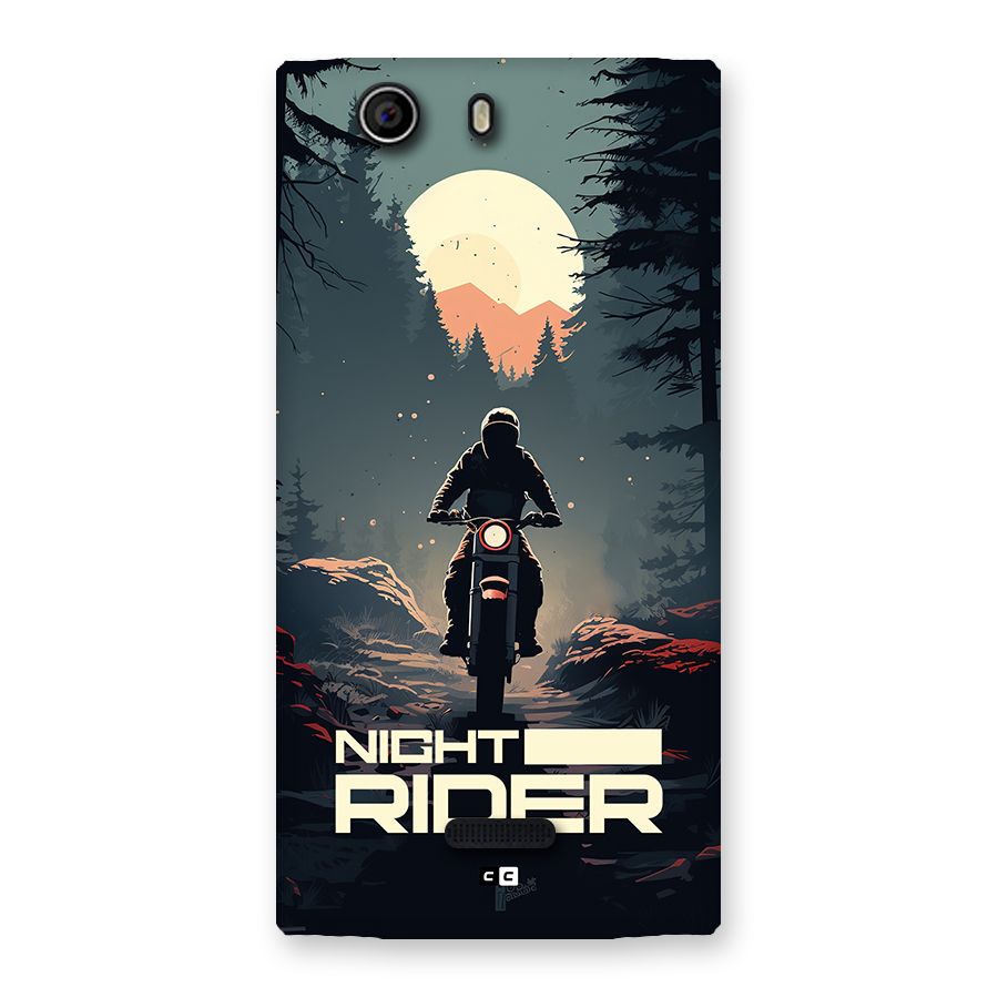 Night Rider Back Case for Canvas Nitro 2 E311