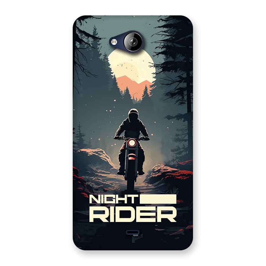 Night Rider Back Case for Canvas Play Q355