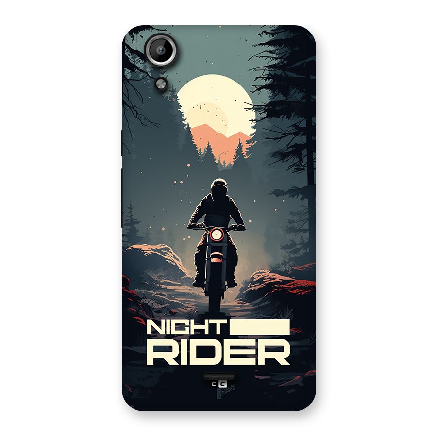 Night Rider Back Case for Canvas Selfie Lens Q345