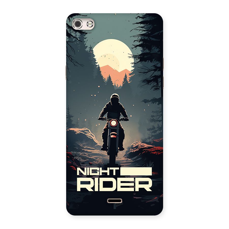 Night Rider Back Case for Canvas Silver 5