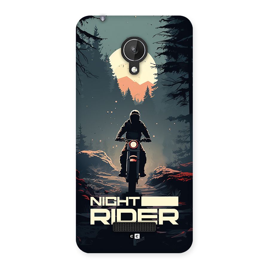 Night Rider Back Case for Canvas Spark Q380