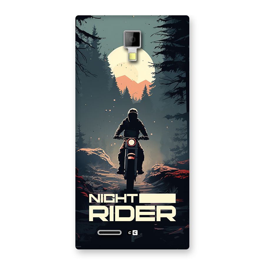 Night Rider Back Case for Canvas Xpress A99