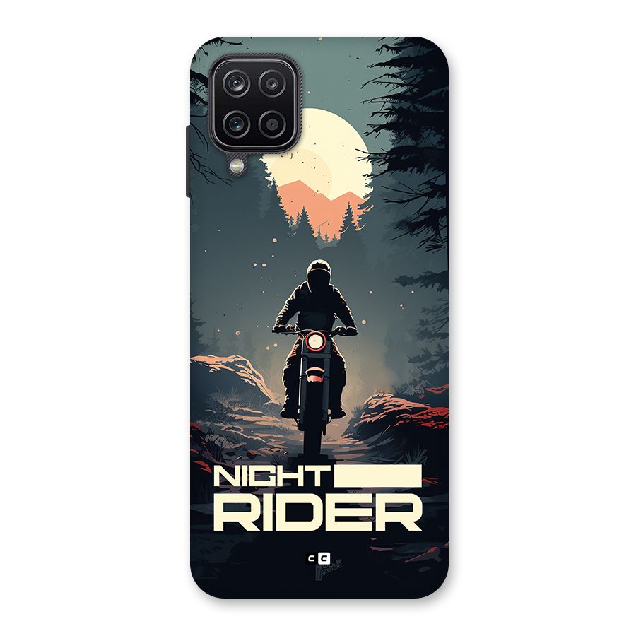 Night Rider Back Case for Galaxy A12