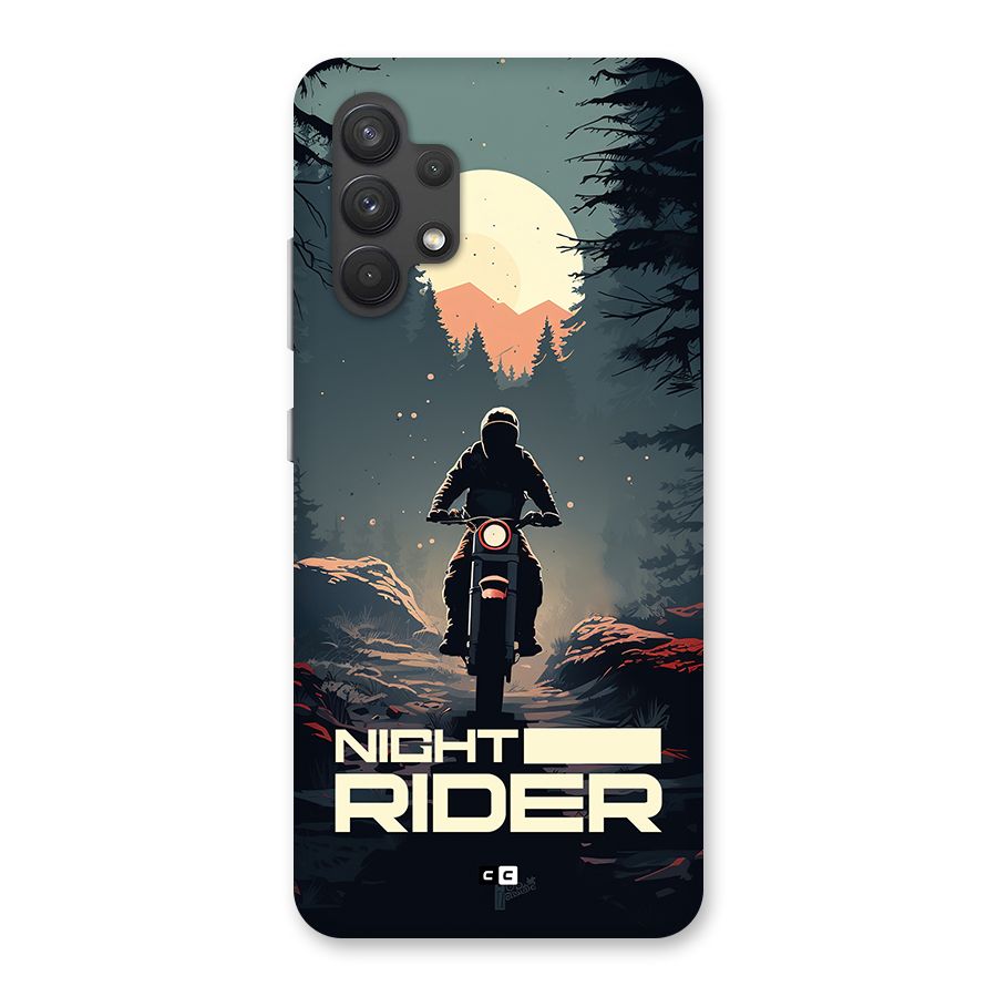 Night Rider Back Case for Galaxy A32