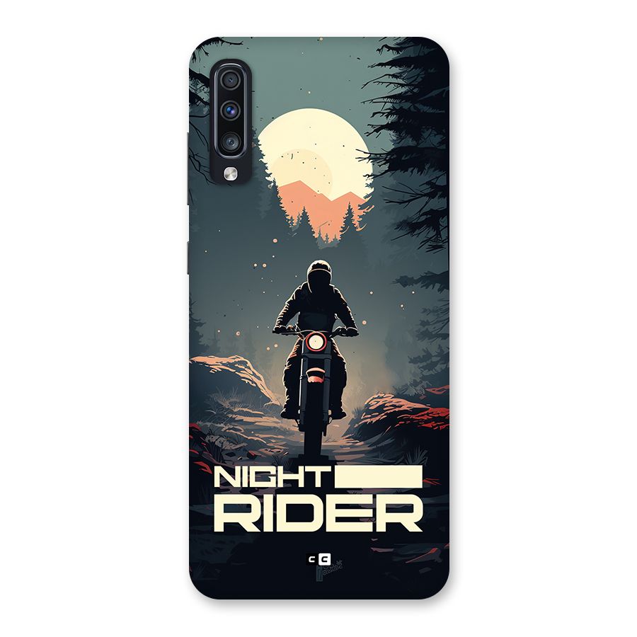 Night Rider Back Case for Galaxy A70