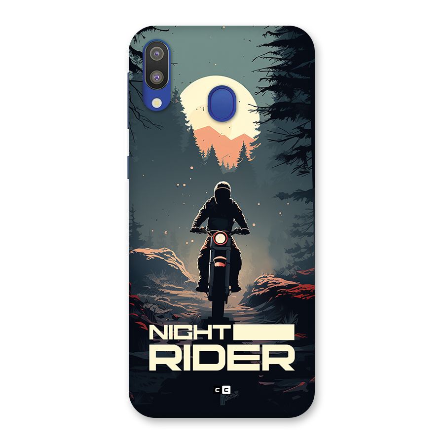 Night Rider Back Case for Galaxy M20