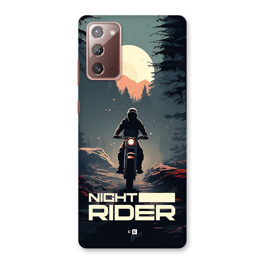 Night Rider Back Case for Galaxy Note 20