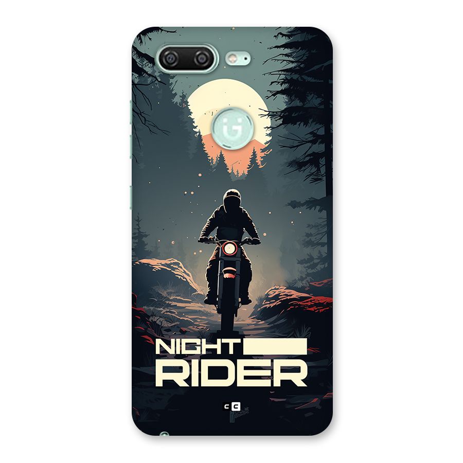 Night Rider Back Case for Gionee S10