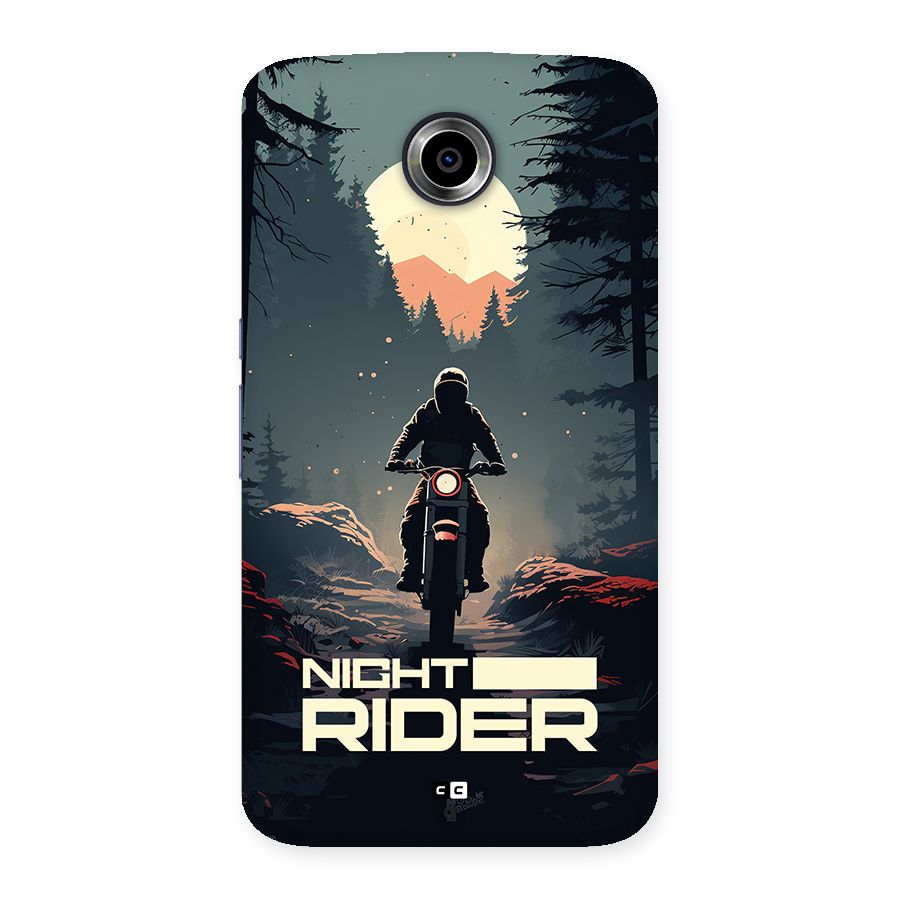 Night Rider Back Case for Google Nexus 6