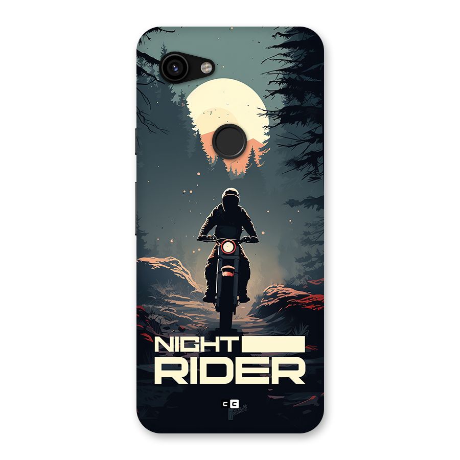 Night Rider Back Case for Google Pixel 3a