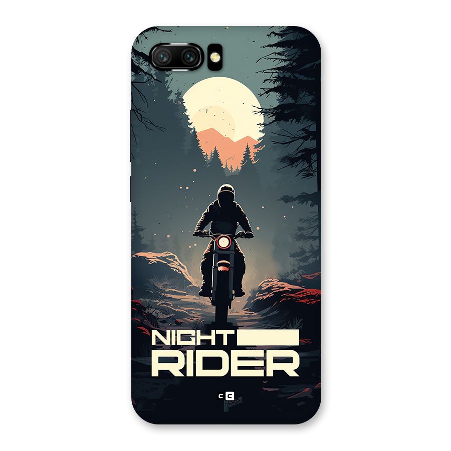 Night Rider Back Case for Honor 10