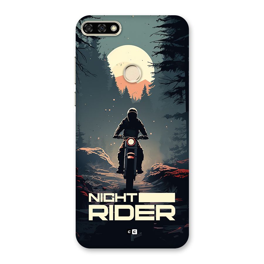 Night Rider Back Case for Honor 7A