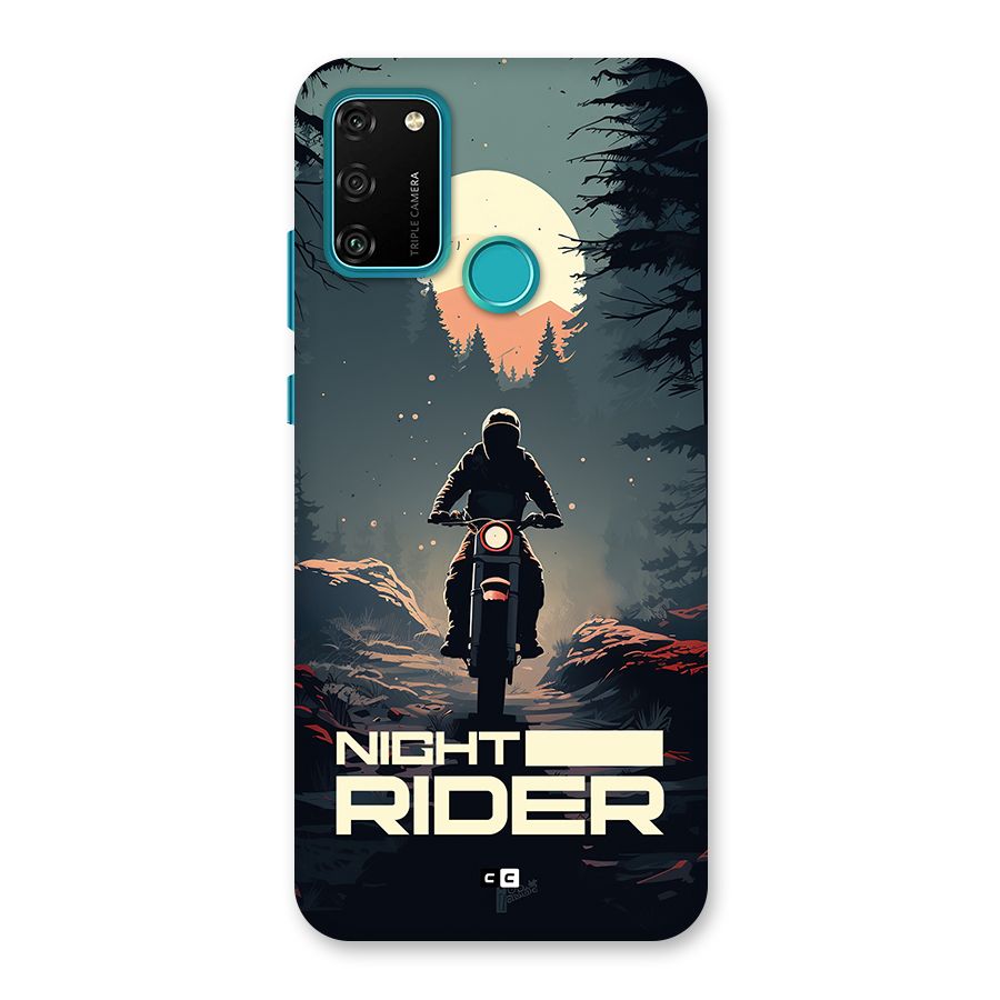Night Rider Back Case for Honor 9A